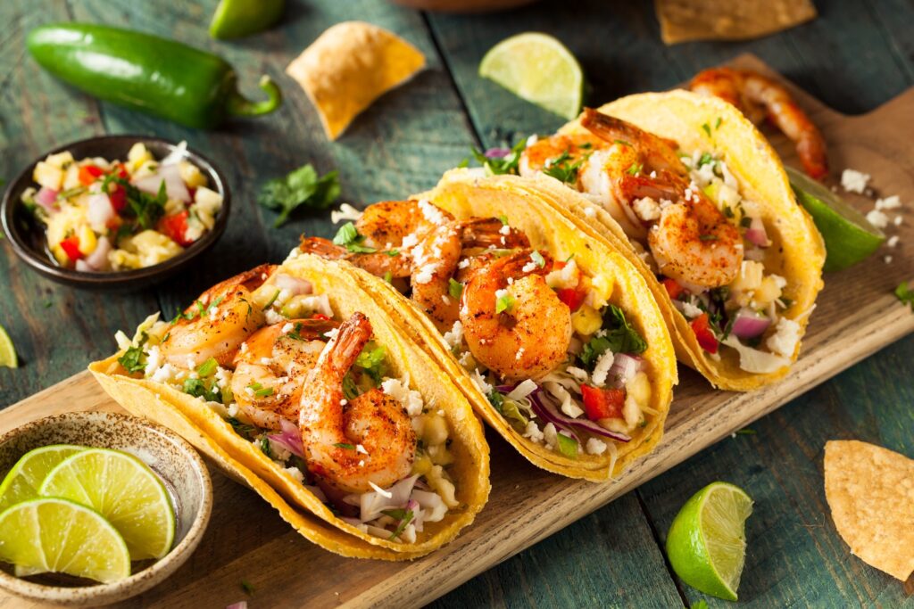 fish tacos at one of our favorite Folly Beach restaurants