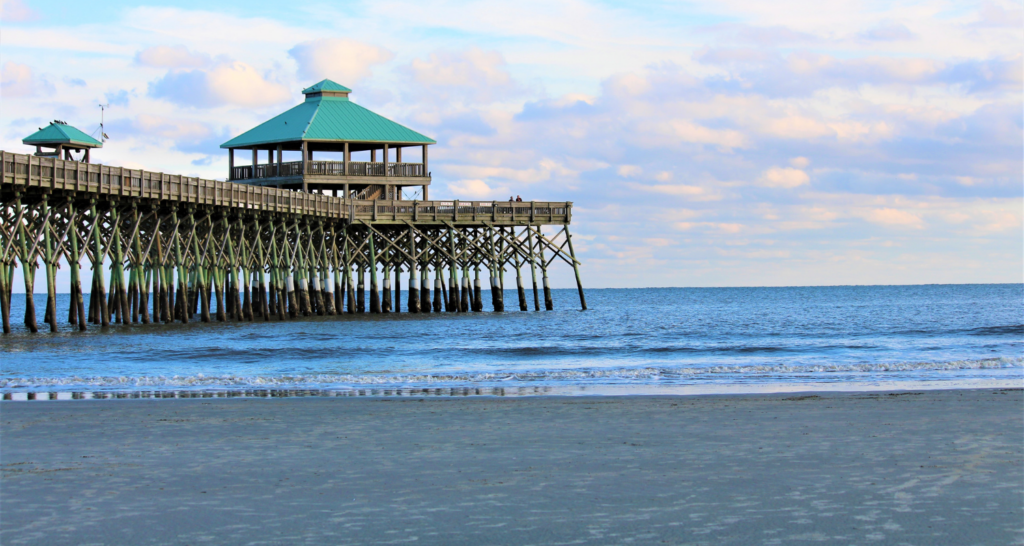 Folly Beach Pier in Charleston, SC